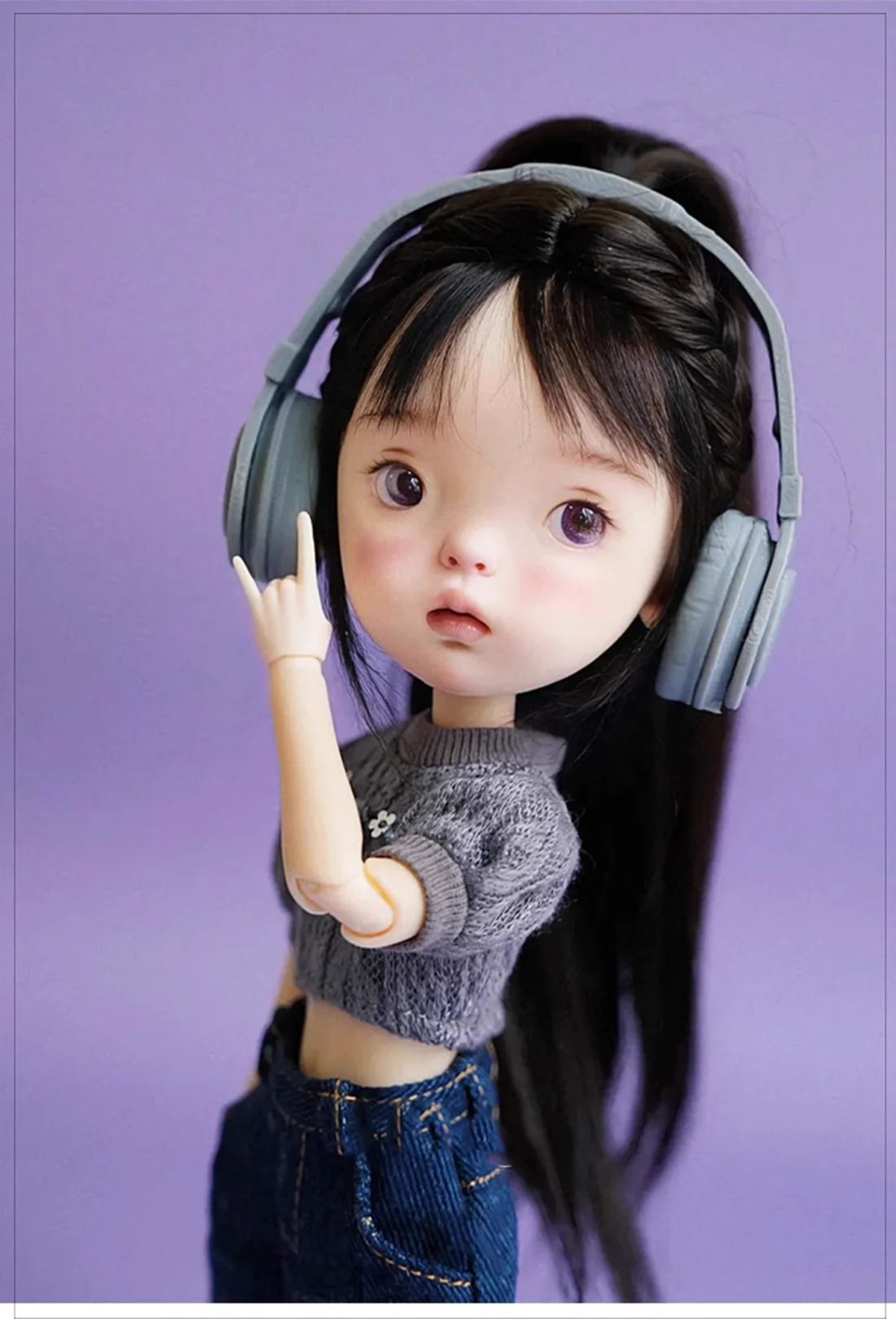 

New SD BJD Doll 1/6BJD Genuine Doll Girl Blue Bean Girl Premium Resin Perfect Body Special Spot Makeup Free Shipping