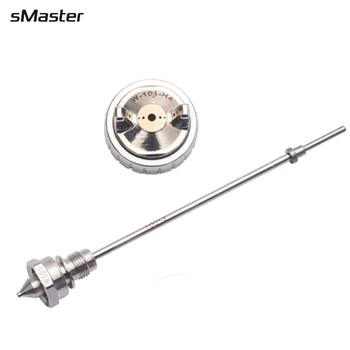 SMaster Japan W-101 spray gun nozzle 1.0/1.3/1.5/1.8mm Japan made nozzle + needle + air cap set for W101 spray gun