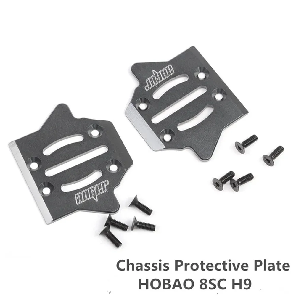 Châssis en Aluminium CNC, Anti-rayures Pour Voiture HOBAO RC, Plaque de Protection Plate, Accessoire de Mise à Niveau Véhicule 8