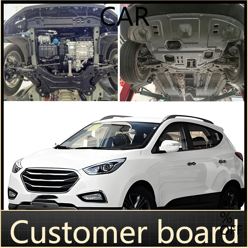 

Автомобильные аксессуары, черная защита двигателя, брызговик, брызговик, панель брызговика для Hyundai IX35 Tucson 2011-2024