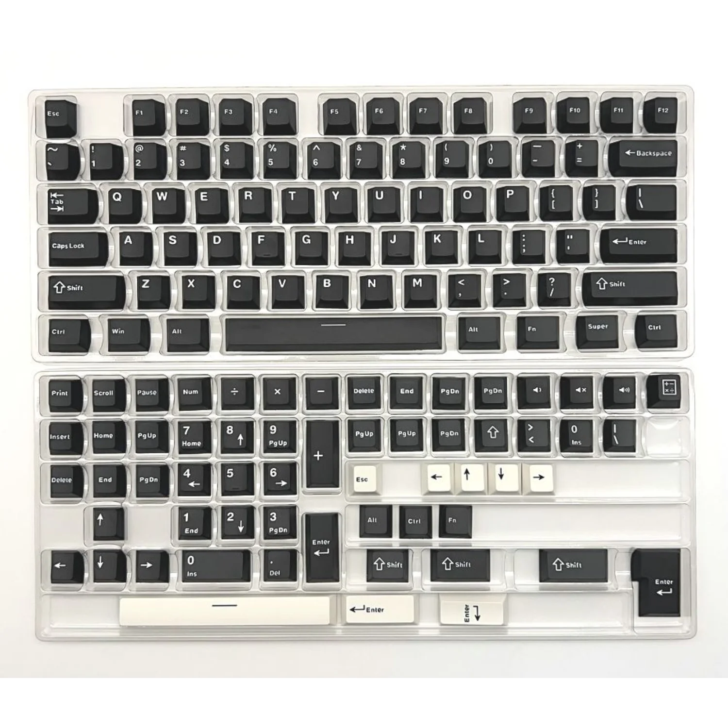 

Two-color Keycaps 120 Keys PBT DIY OEM for MX Switch 60/71/84/90/104/108 Mechanical Keyboards