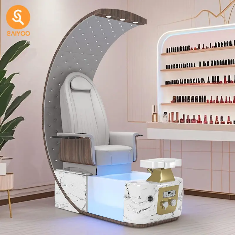 

Modern Spa Pedicure Chair Luxury Pedicure Massage Chair Nail Salon Furniture Shampoo and Pedicure Chair