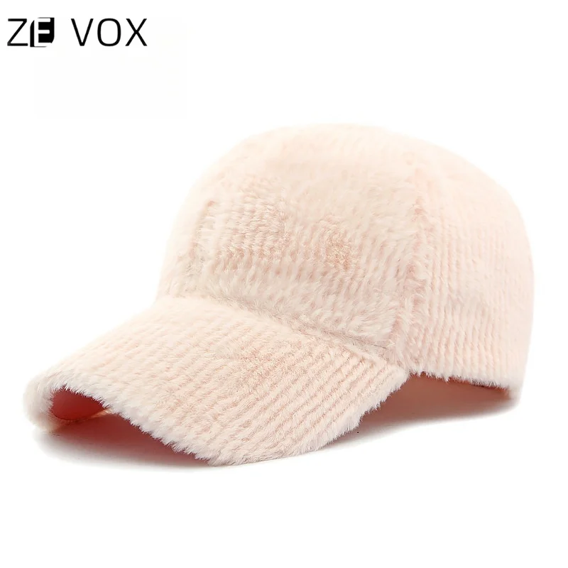 Gorra de béisbol de invierno para mujer, gorro de lana a la moda, además de gorra de béisbol cálida y gruesa de terciopelo, a prueba de frío y mantiene el calor