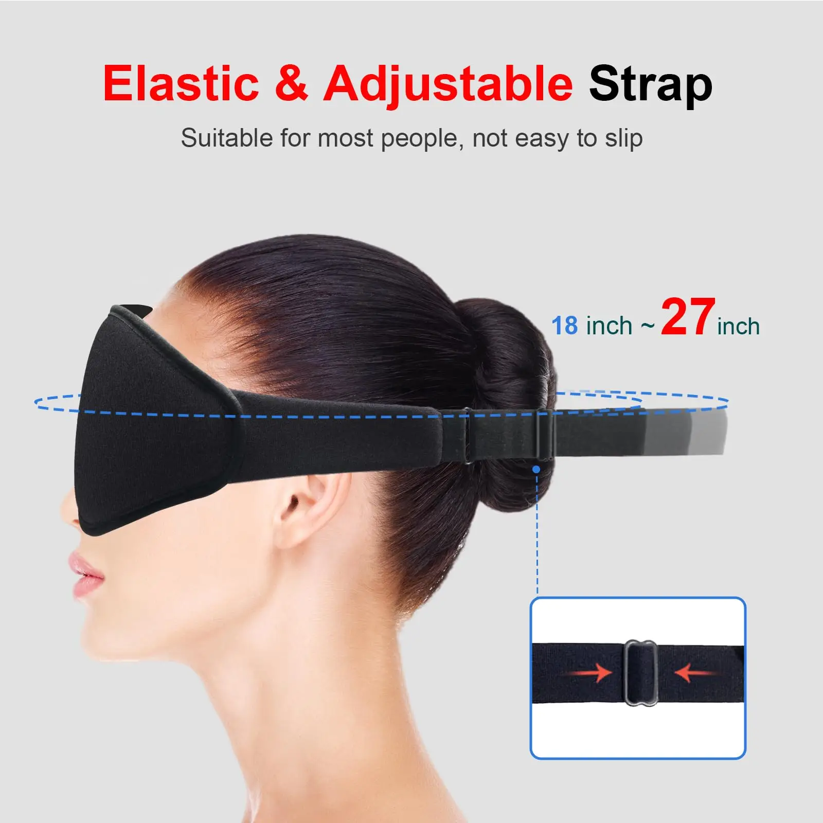 3D Sleep Mask Blindfold Sleeping Aid Eye Mask Soft Memory Foam Face Mask Eyeshade 99% Blockout Light Slaapmasker Eye Cover Patch