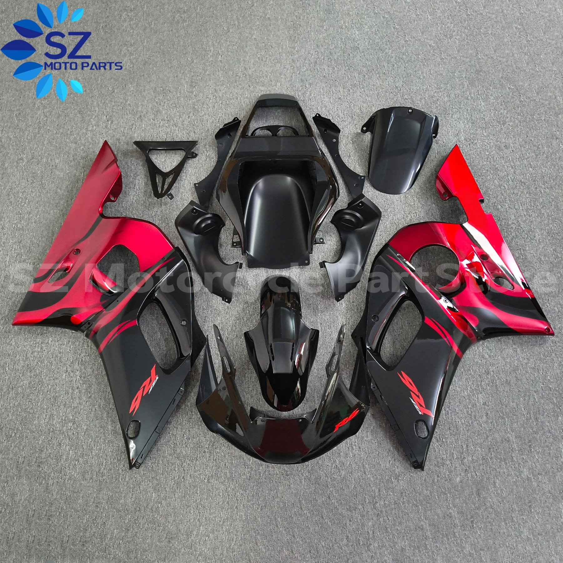 

New ABS Motorcycle Fairings Kit Fit For YAMAHA YZFR6 1998 1999 2000 2001 2002 YZF R6 98 99 00 01 02 Bodywork Set