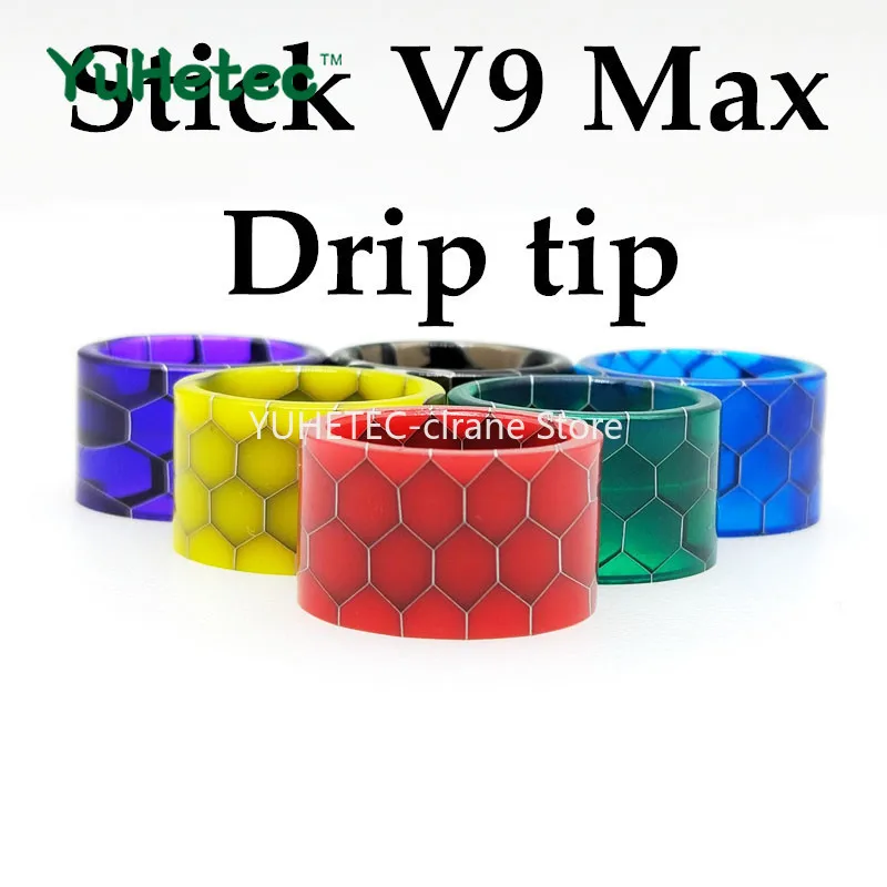 1Pc ドリップチップ 510 810 樹脂マウスピーススティック V9 最大キット/TFV16 タンク高品質 6 色