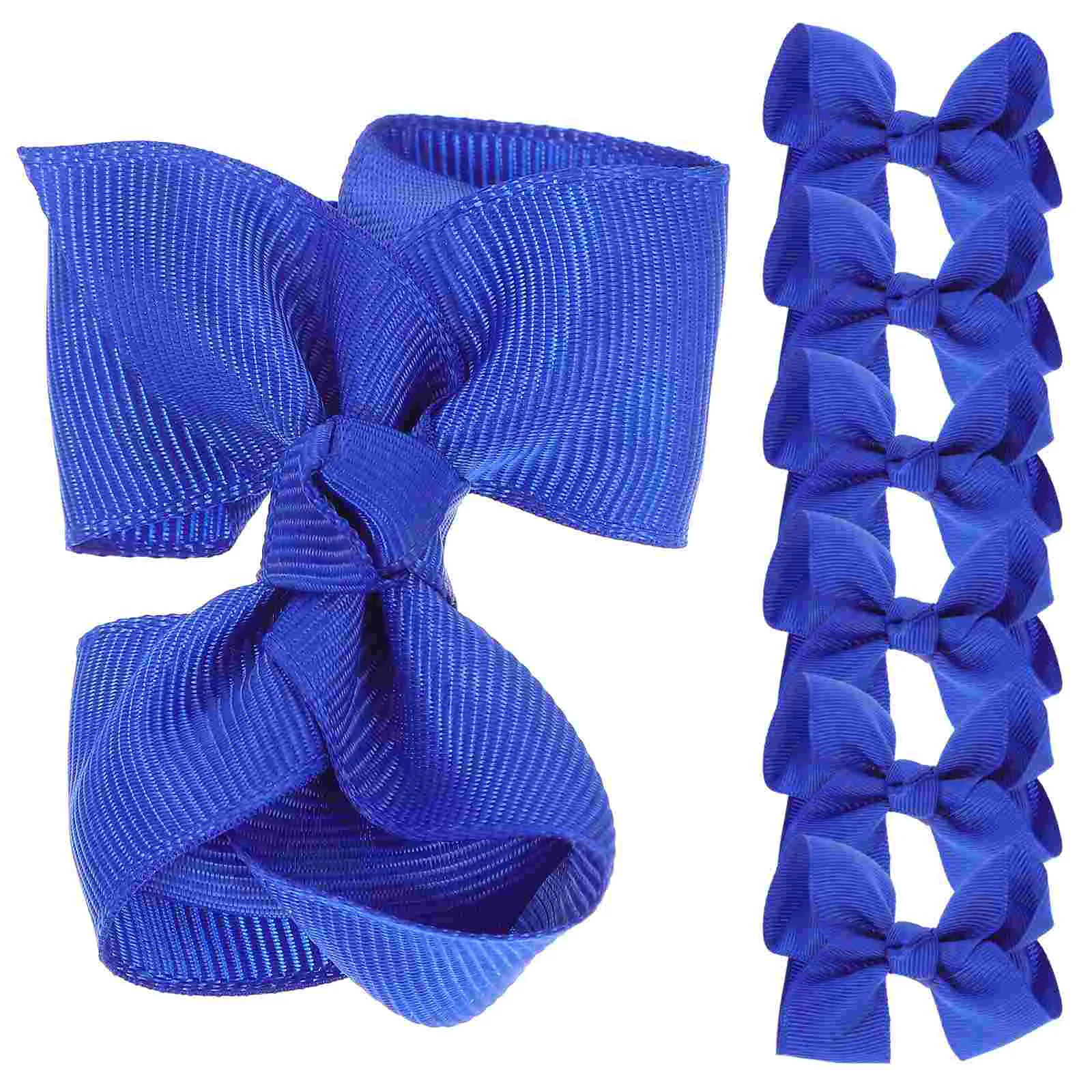 Bow Hair Barrettes Alligator Clips Hair Bow Bowknot Hair Clips French Hair Bow Clip Hair Accessories for Toddler Girl Blue