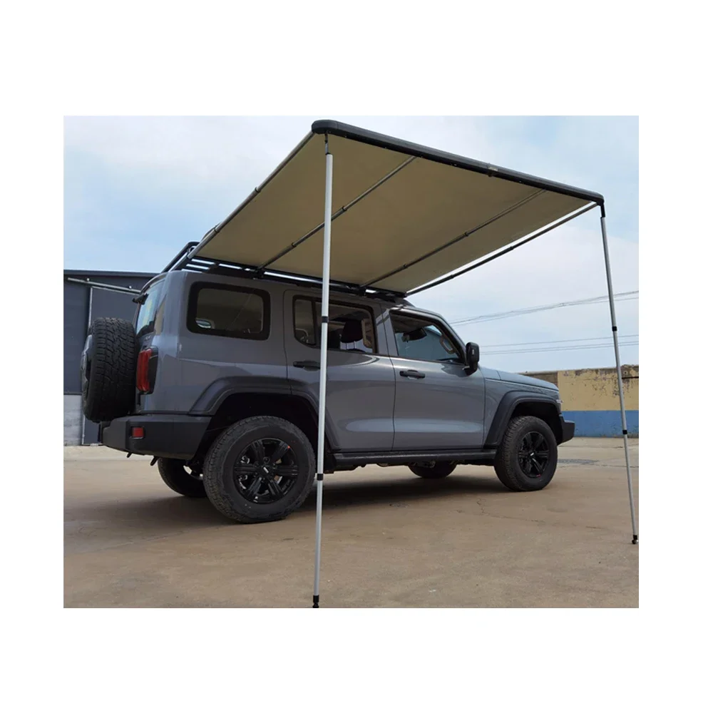 

Off-Road Vehicle Roof Tent with Hidden Function Awning Direct Selling Top Ten Roof Rack for Landcruiser Tule Jeep