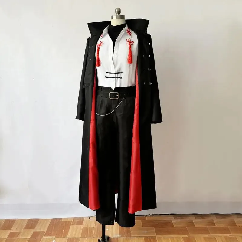 ♥   2025 novo link clique veia traje cosplay prop longo xiao weiying casaco calças homens holloween roleplay bridon arco di ★ ☆ ly99