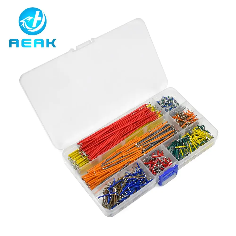 140Pcs 560Pcs 840Pcs Preformed Breadboard Jumper Wire Kit 14 Lengths Assorted for Breadboard Prototyping Circuits