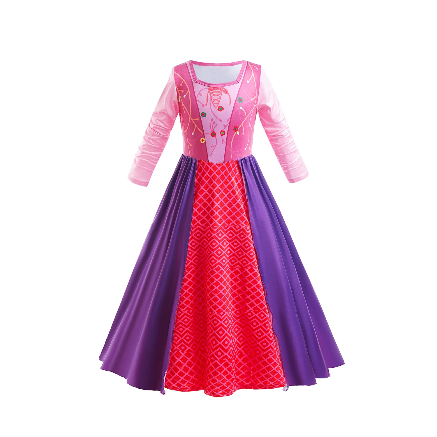 Girls Children Witch Carnival Christmas Halloween Cosplay Child Winifred Mary Sarah Sanderson Fancy Dress Up Outfit