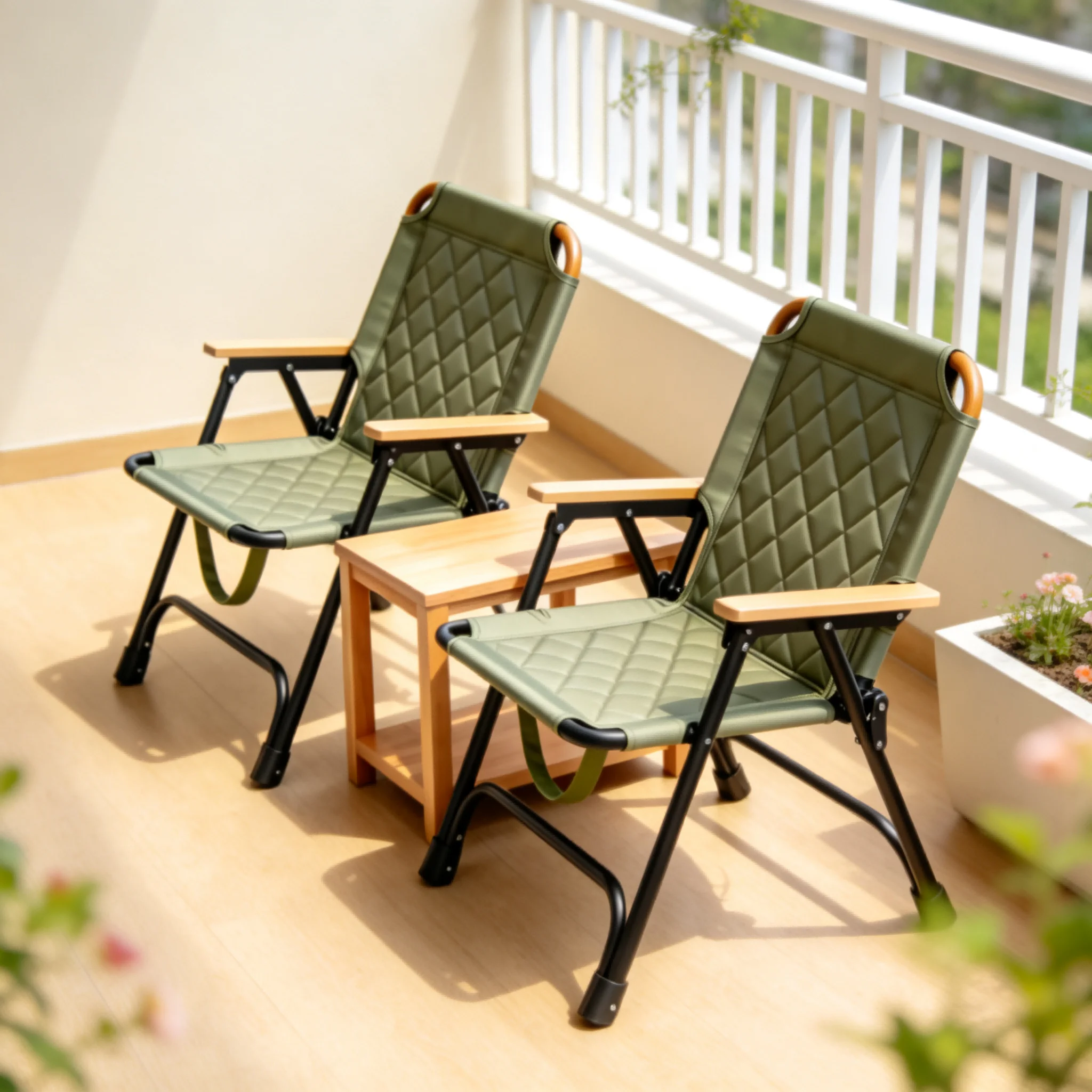 AOLIVIYA Kermit Stool Comfortable Backrest Portable Factory Camping Chair Beach Picnic Chair Outdoor Garden Sun Folding