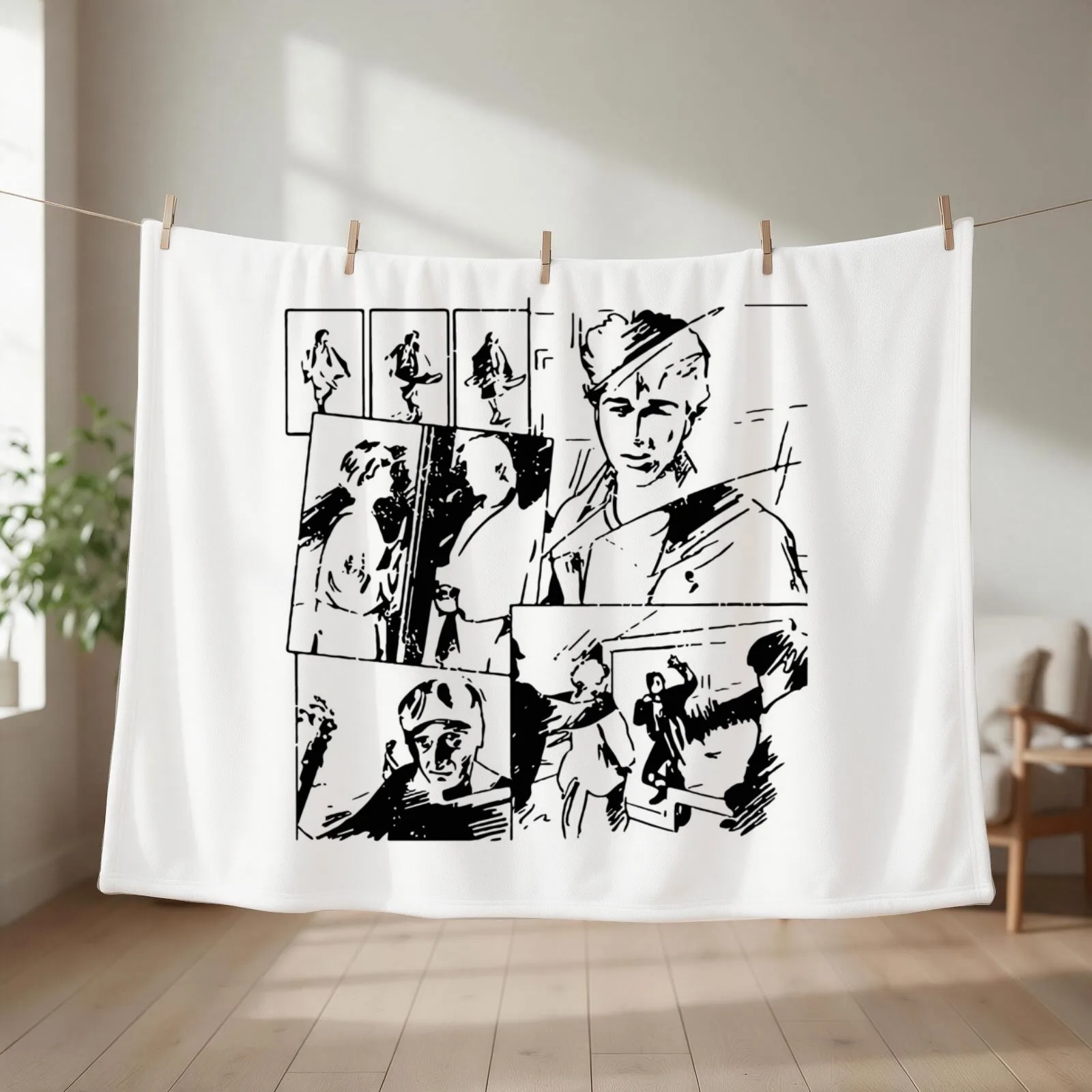 A-ha Classic 80s Music Video Take On Me Super CooL Style Throw Blanket Fashion Sofas Bed Fashionable Tourist Blankets