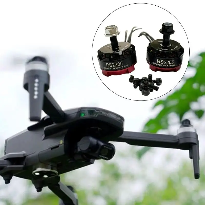 918C RS2205 2205 2300KV محرك بدون فرشاة يحل محل طائرات السباق بدون طيار مولتيكوبتر CW/CCW لطائرات بدون طيار 2-6S FPV X210