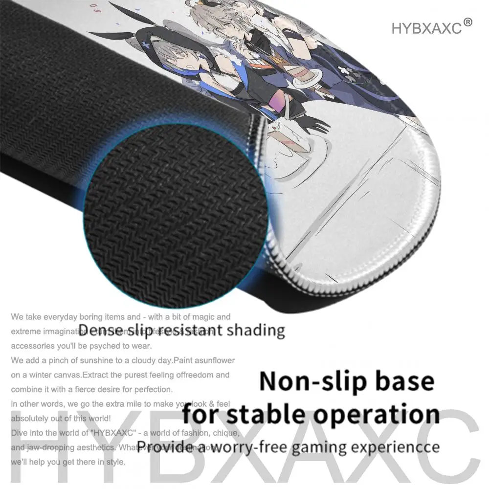 H-Honkai Star Rail Silver Wolf Gaming Mouse Pad XS Small Mousepad For PC Gamer Desktop Decoration Office Mouse Mat Deskmat Rug