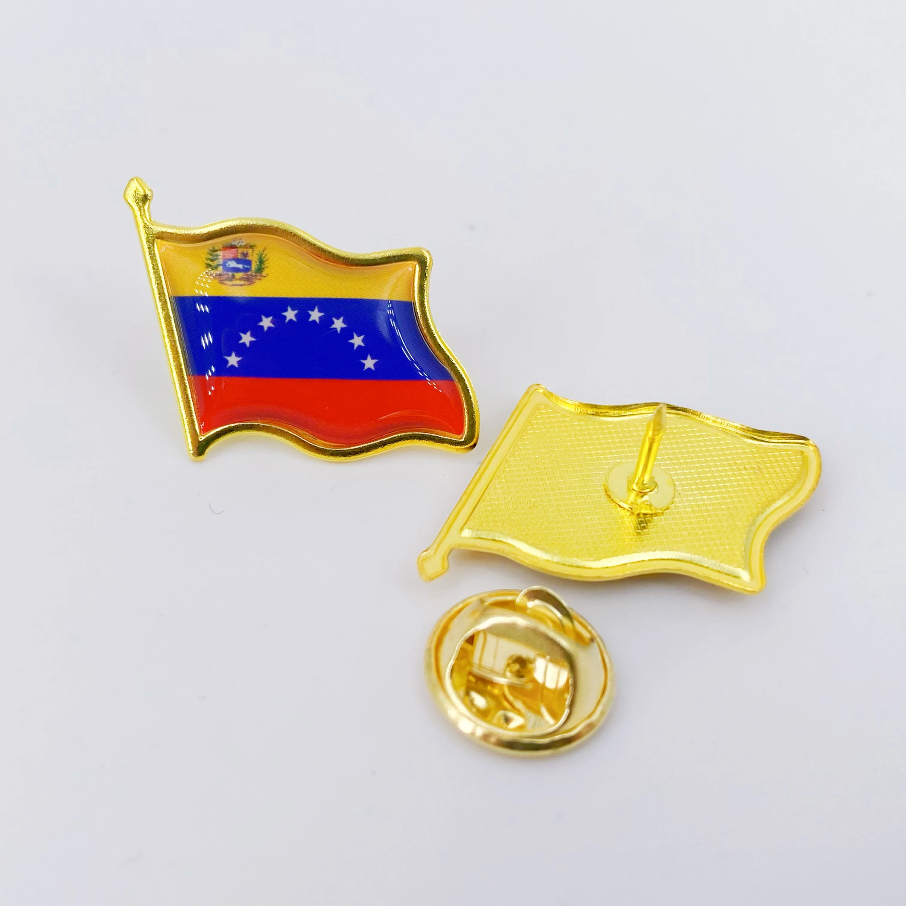 Venezuela Flag Lapel Pin - Enamel Metal National Badge | World Travel Souvenir Gifts for Men & Women | Country Flag Patriotic Br
