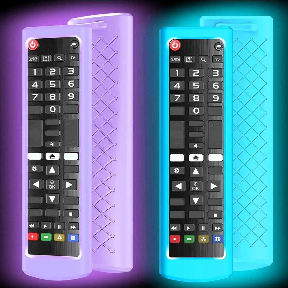 2pc - Protective case for AKB series remote control - Durable silicone case with non-slip grip for LG remote control