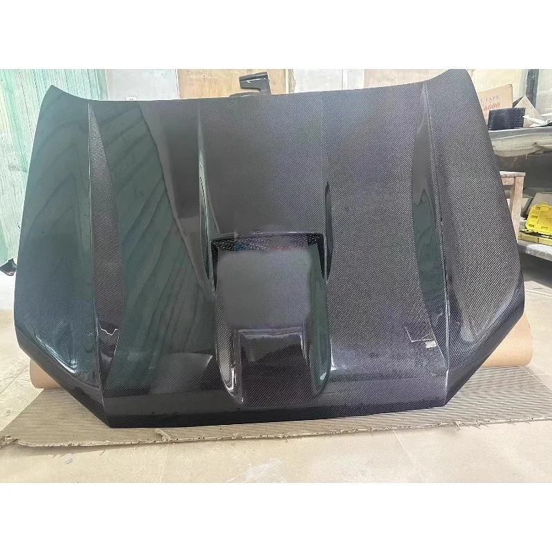 Carbon fiber Hood for Toyota Prado 18-22 modified Engine Cover front bumper Bonnet scoop Car Accessories