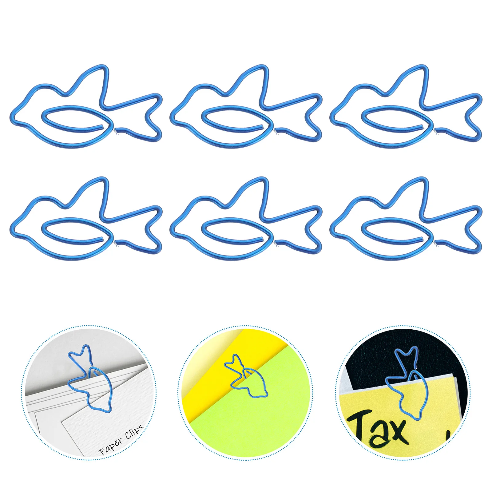 

30 Pcs Paper Clip Clips Neddles Party Gift Office Gifts Notebook Birds Shaped Bookmark Hand Account Essentials