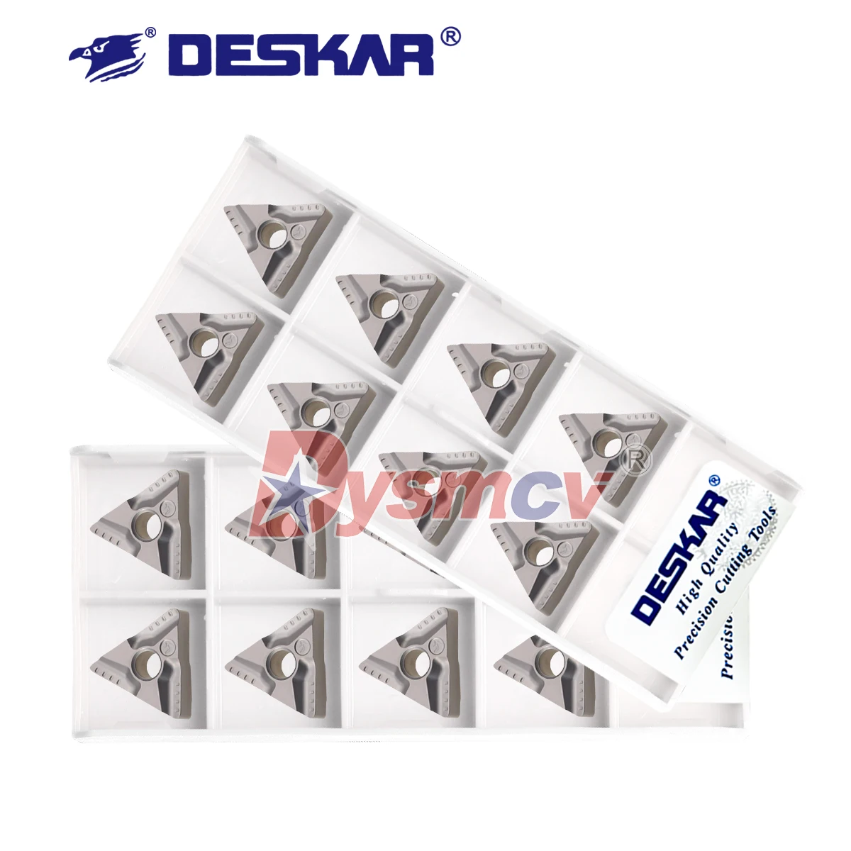 

DESKAR100% Original Triangular Slotting Lathe Blade TNMG160404/160408R-VF LF90 Metal Ceramic CNC Outer Circle Lathe Turning Tool