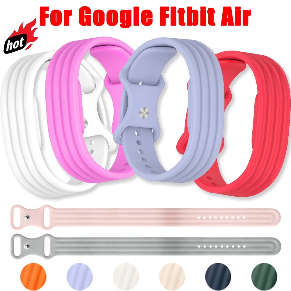 Official Soft Silicone Strap For Google Fitbit Air Breathable Replacement Wristband For Fitbit Air Fitnes Tracker Sports Correa