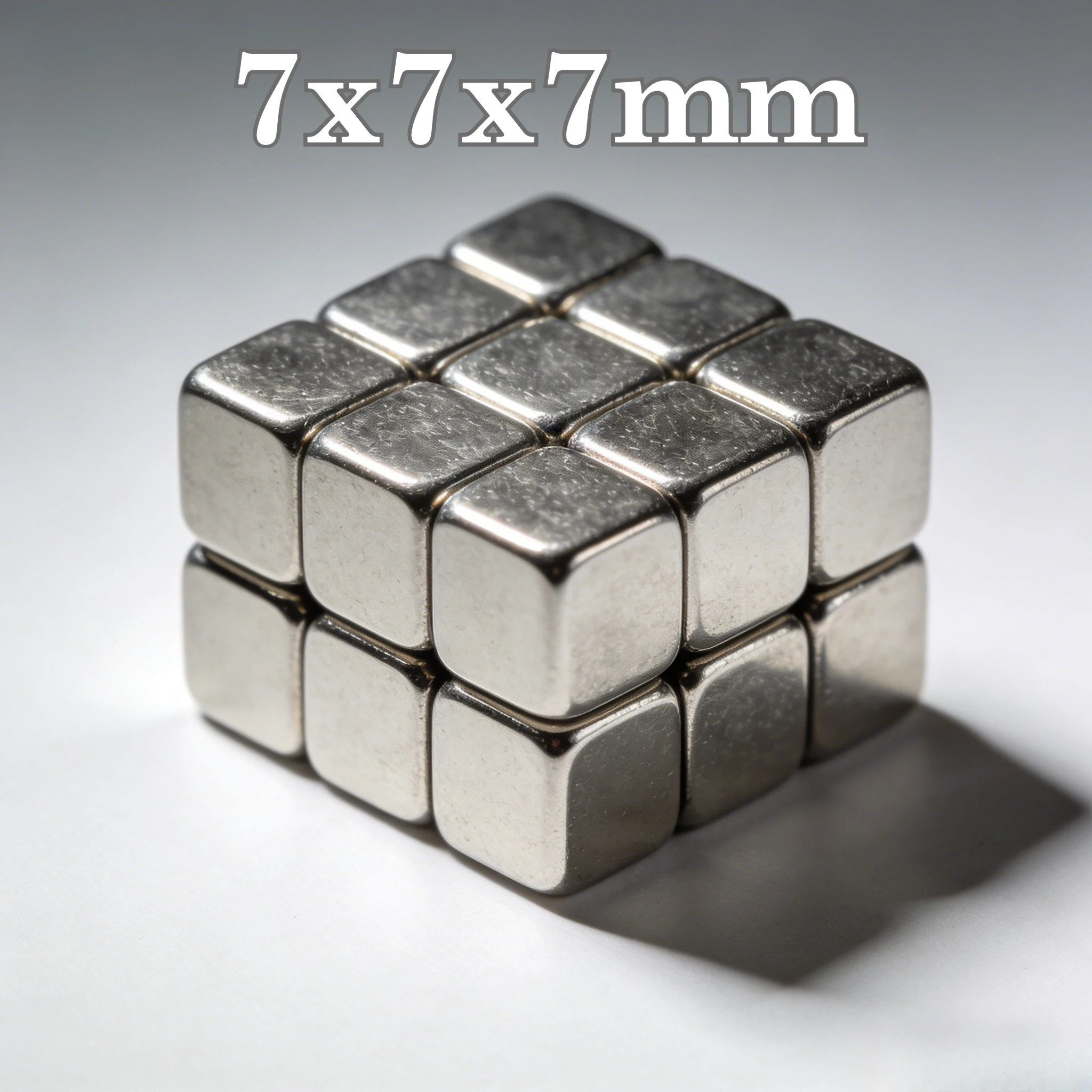 7x7x7mm cube-shaped mini neodymium magnets are suitable for 
