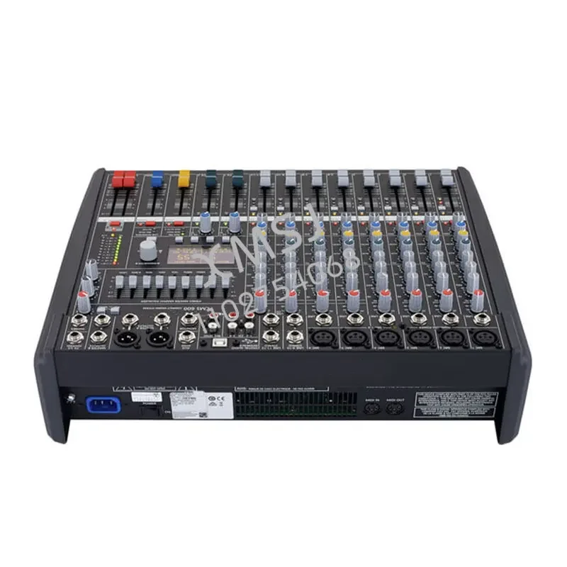 New  CMS 600-3 6 Channel Audio Mixer CMS600-3 Professional Mixing Console Amplifier CMS600 48V Phantom