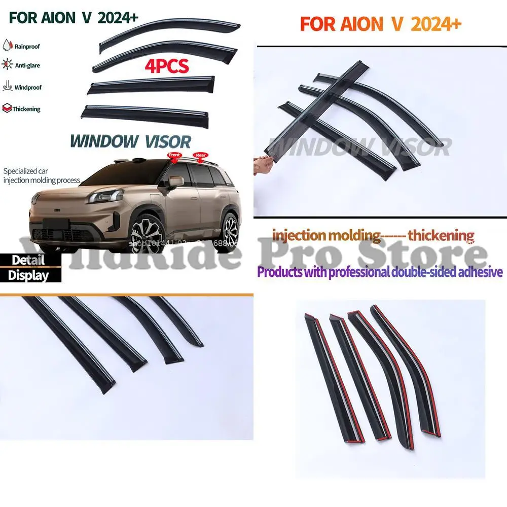 

1 set For Aion V 2024+ Window Visors Car Side Window Rain Deflectors
