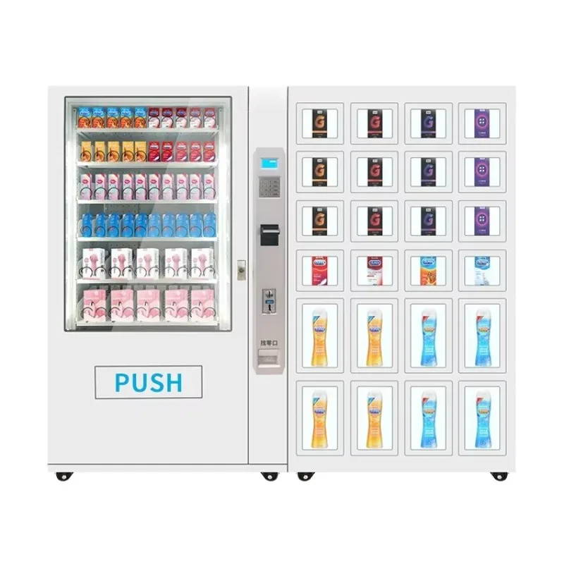 

Custom Wholesale Vending Machine Adult Vending Machine Supplier Lattice Cabinet Combination Vending Machine