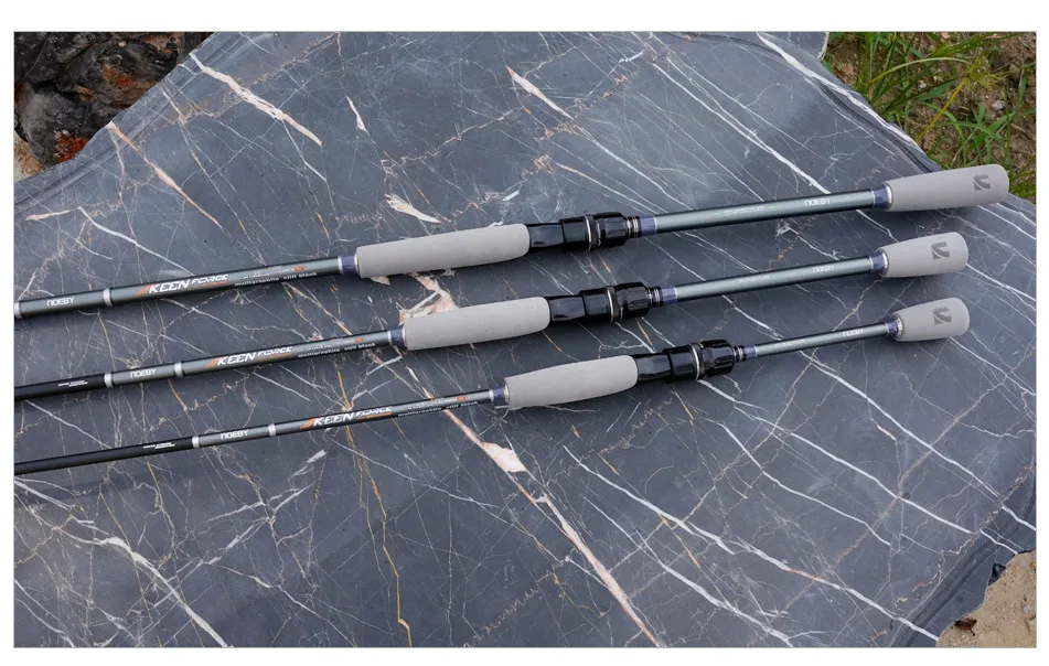 NOEBY Light Game Spinnrute 2,04m-2,9m Eging Rockfish Raubfisch-Angelrute Salzwasser-Köderrute – Detail 8