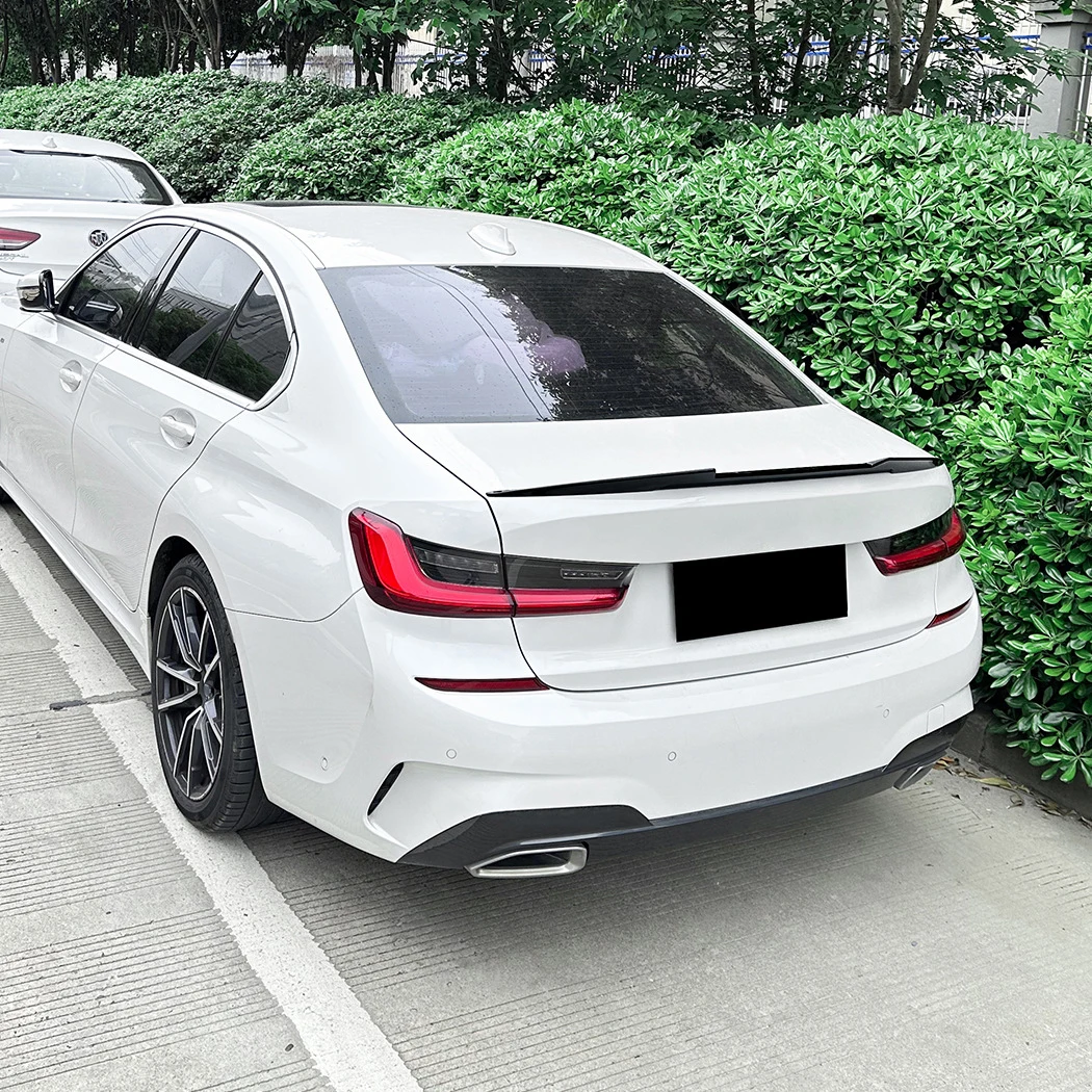 

Rear Trunk Roof Lid Spoiler Wing Tail Tailgate Splitter Lip Spoilers For BMW 3 Series G20 320i 325i 2019-2025 M4 Style