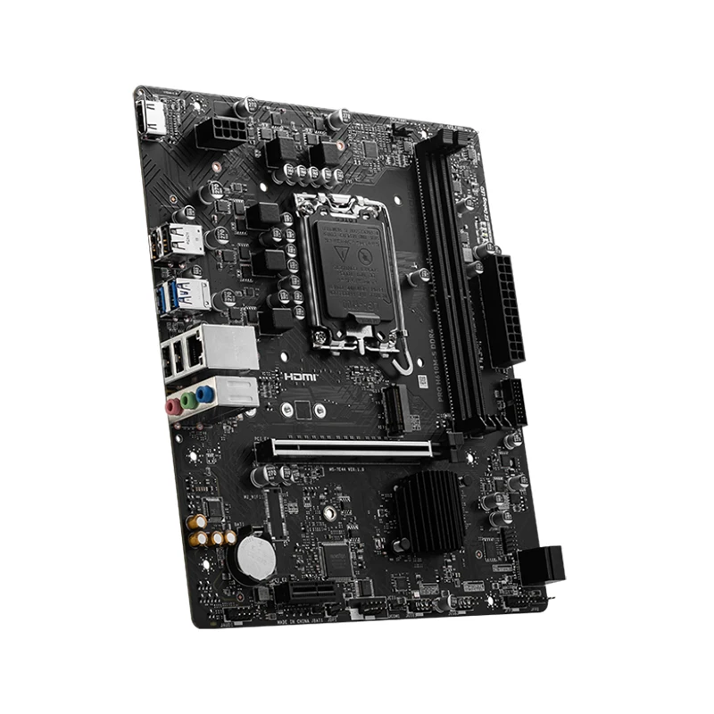 دعم وحدة المعالجة المركزية Intel 12th/13th 12400F/12490F/13400F(INTEL H610/LGA 1700) PCIe 4.0 MSI PRO H610M-S DDR4 64GB Micro ATX اللوحة الأم