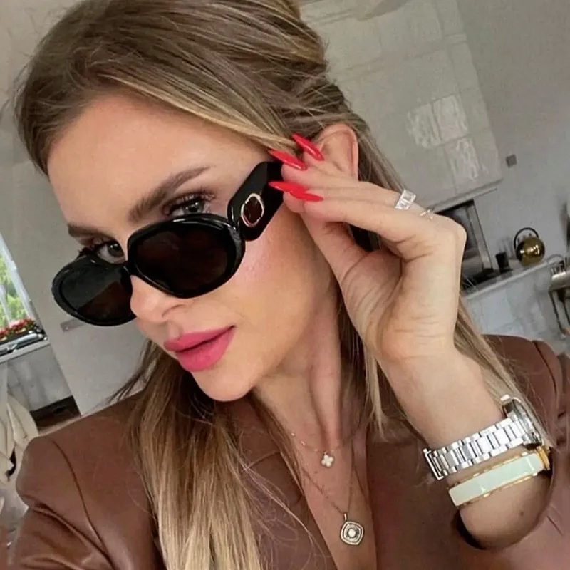 

European and American Fashion Sunglasses Women's Trendy Small Frame Special-shaped Frame Sunglasses Sun Glasses Wholesale