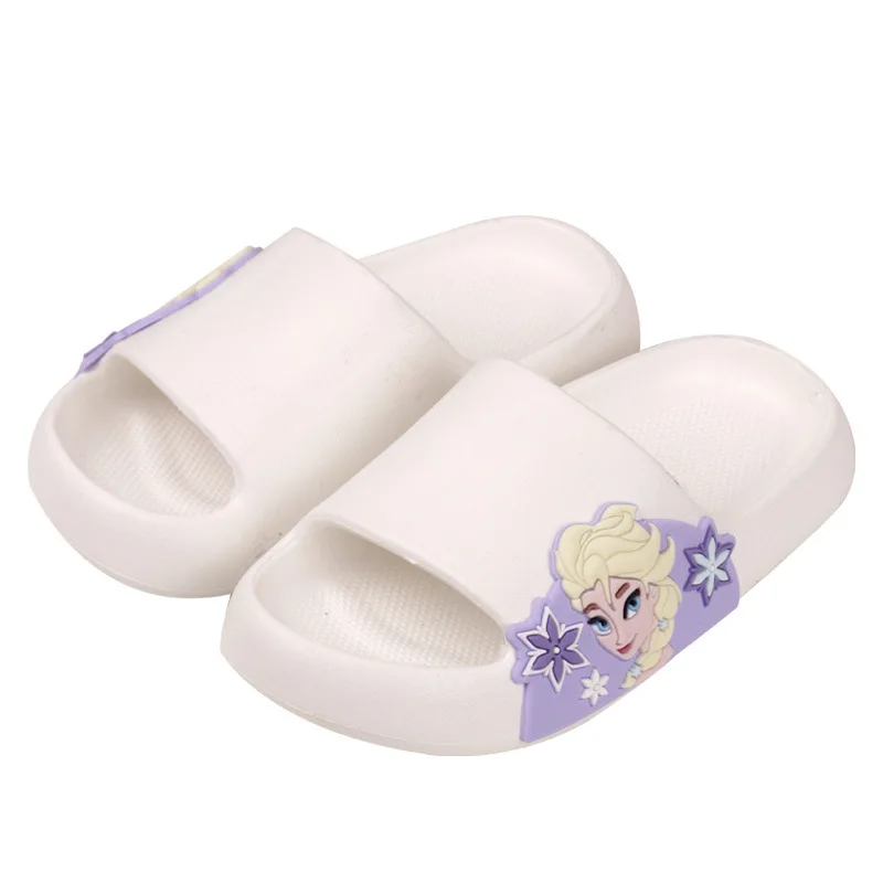 Pantofole Disney per bambini ragazze Frozen elsa Princess Cute Cartoon antiscivolo suola morbida EVA pantofole leggere