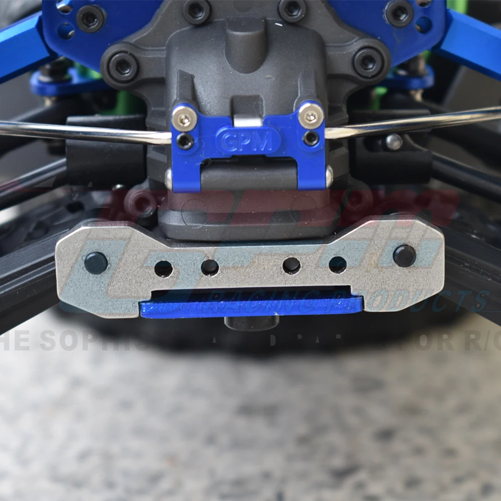 GPM Metallo Acciaio Inossidabile Tiranti Anteriori Braccio Inferiore Blocco Fisso 9527 per Traxxas 1/8 Sledge 4WD Monster Truck 95076-4 RC Auto