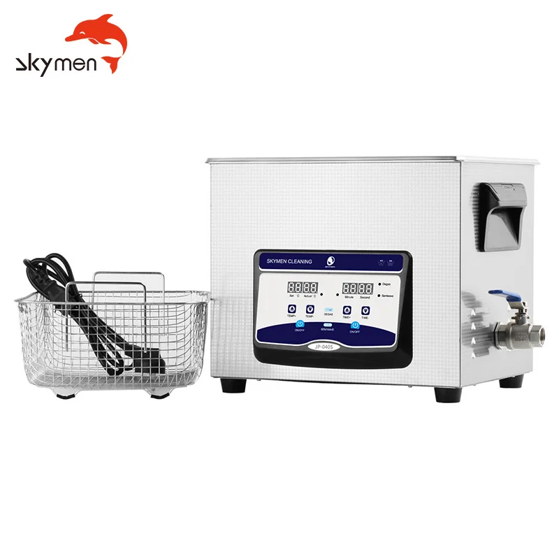 Skymen 10L 2.65 gal medical ultrasonic cleaning machine dental cleaner ultrasonic dental instrument ultrasonic cleaner