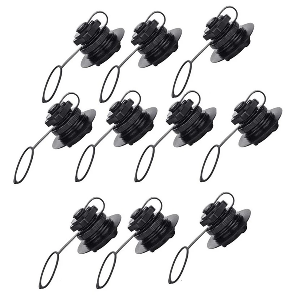 

Air Valve Inflatable Boat Spiral Air Plugs Inflation Replacement Screw Boston Valve for Rubber Dinghy Raft Kayak,10 Pcs
