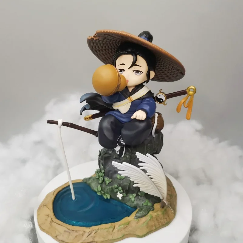 

The Outcast Anime Peripherals Wang Ye Q Version Cartoon Figure Model Cute Desk Decorations Collectible Toys Friends Holiday Gift