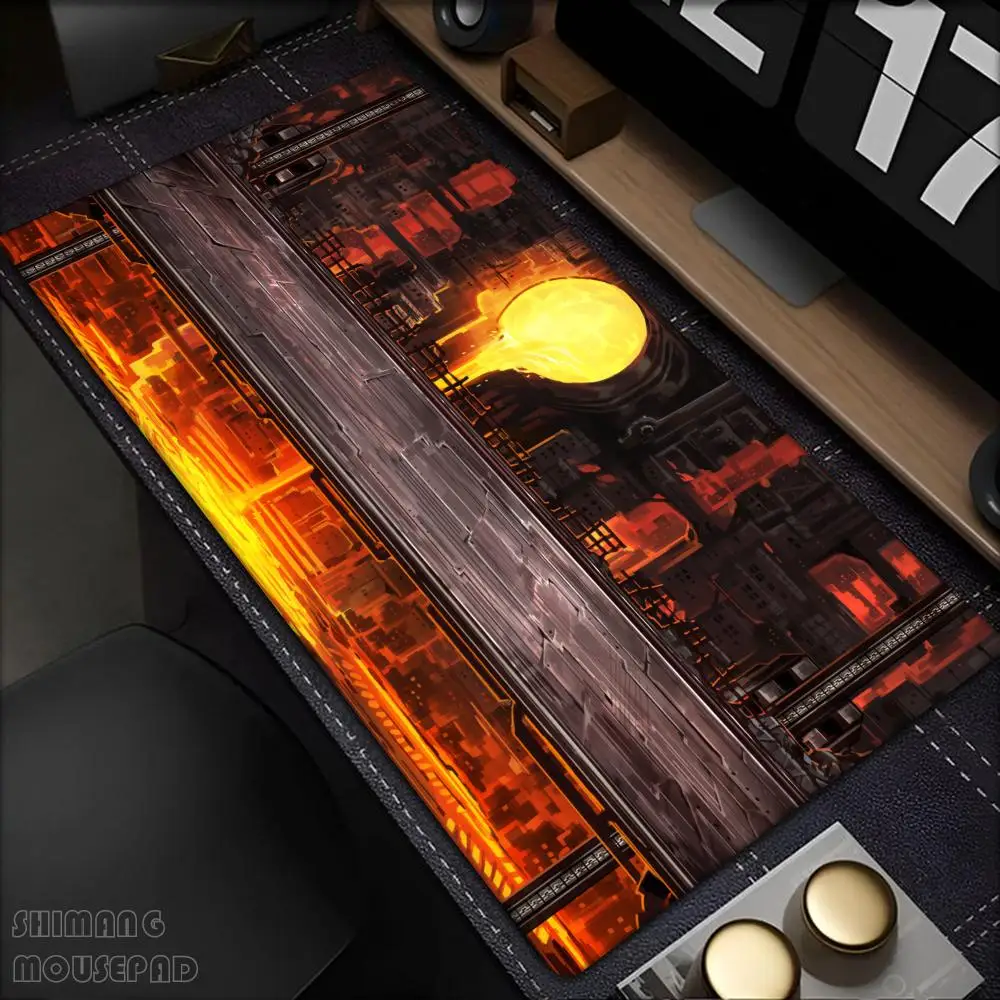 

Library Of Ruina Gaming Mouse Pad Large Mouse Pad PC Gamer Computer Mouse Mat Big Mousepad Silicone Keyboard Desk Mat Mause Pad