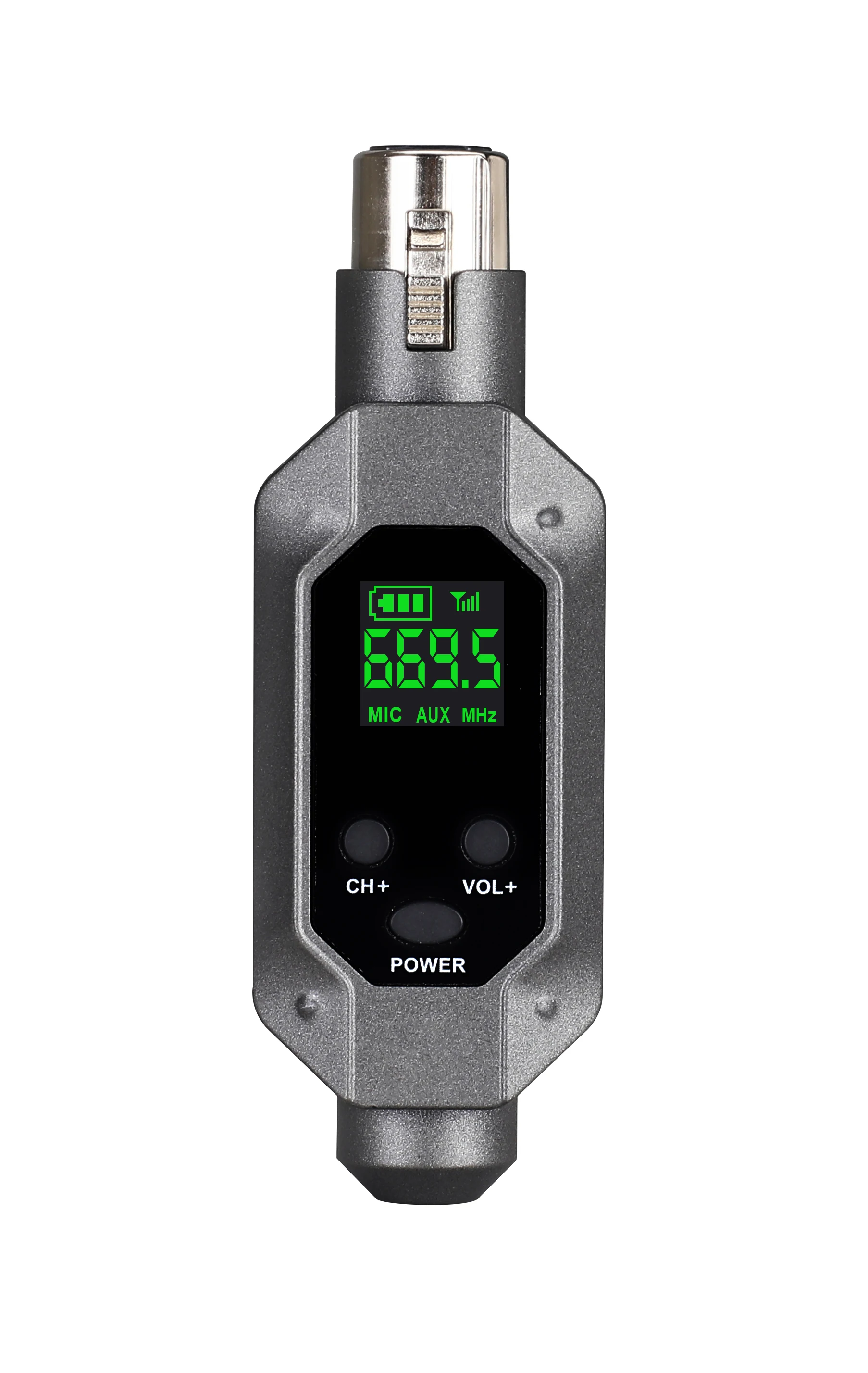 Sistem Mikrofon Nirkabel UHF TLF Xtuga C-950 Sepuluh Unit dengan Adaptor Mic XLR, Transmitter dan Receiver untuk Mic Dinamis