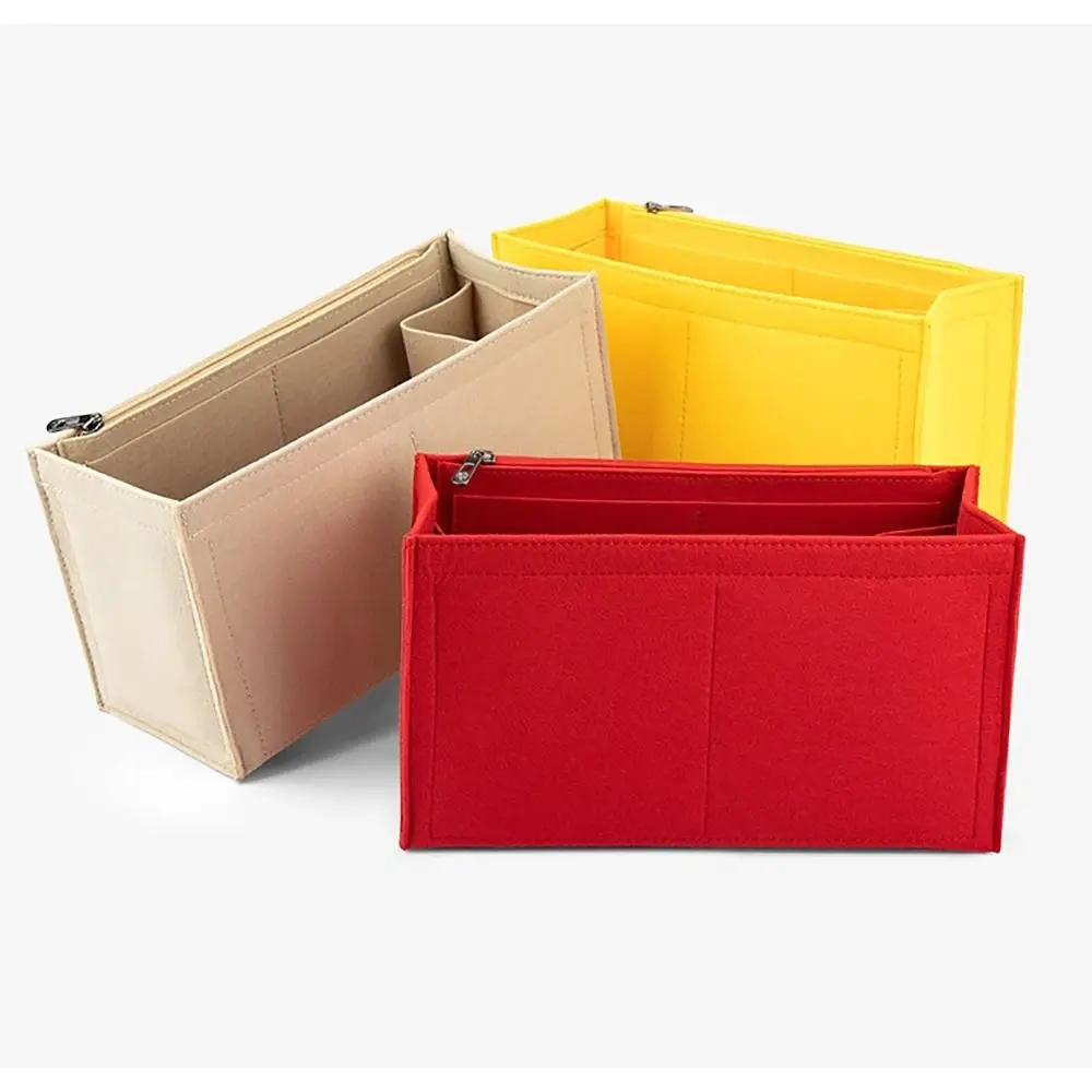 Felt Insert Liner Purse Organiser Pouch Handbag Tote Bag Internal Bag For LV Onthego image 2