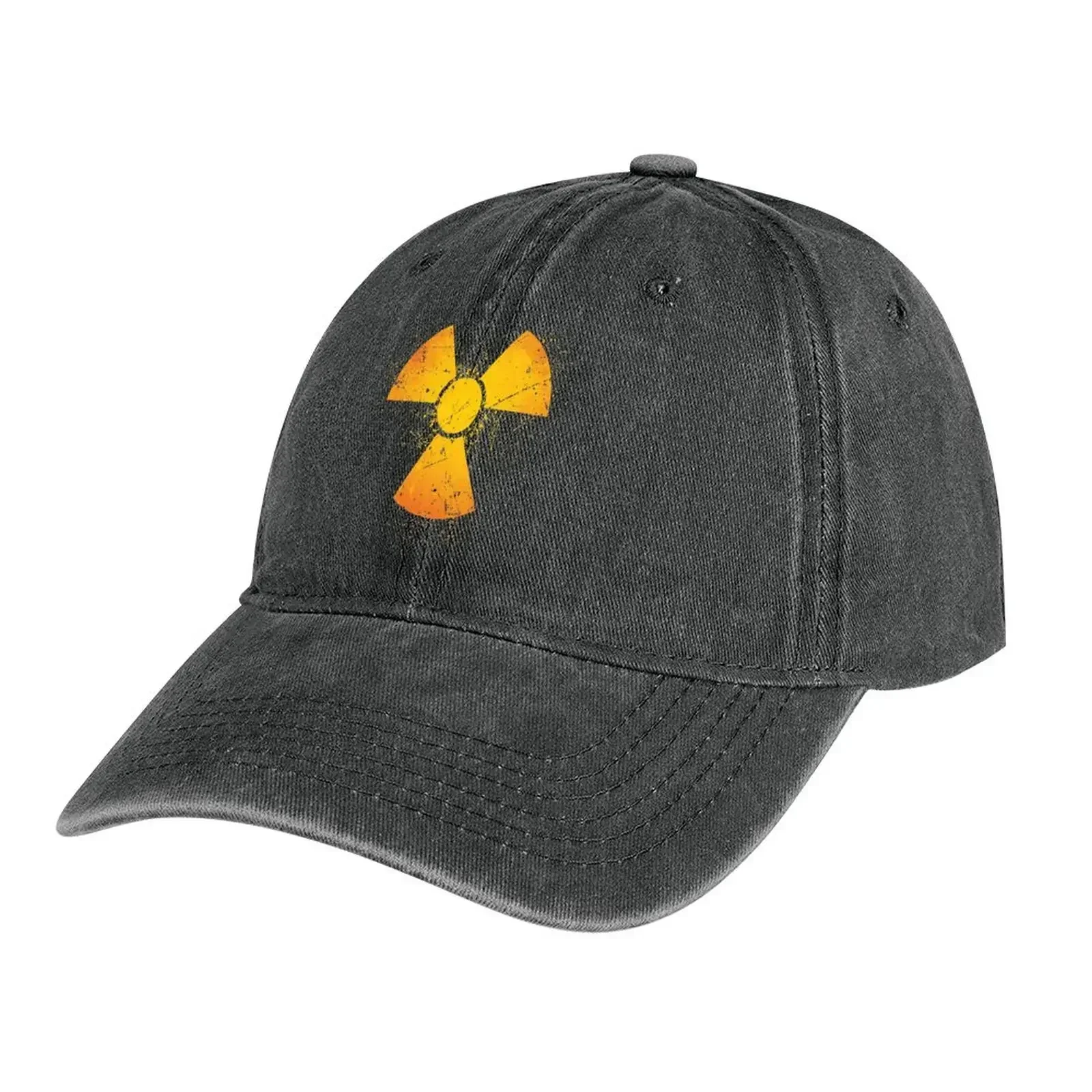 Radioactive Atomic Nuclear Symbol Cowboy Hat western   Baseball Cap Beach Bag For Women 2024 Men's