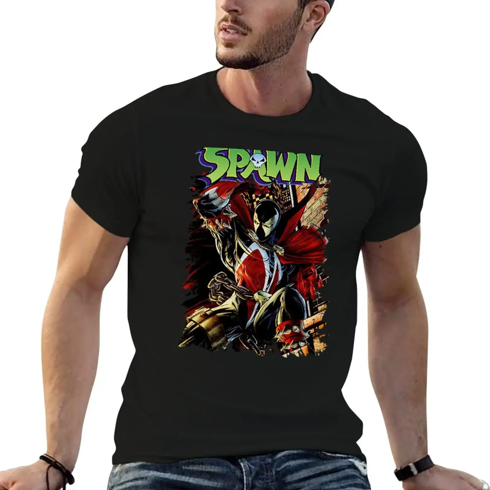 

Spawn T-Shirt vintage anime shirt summer clothes men t shirt