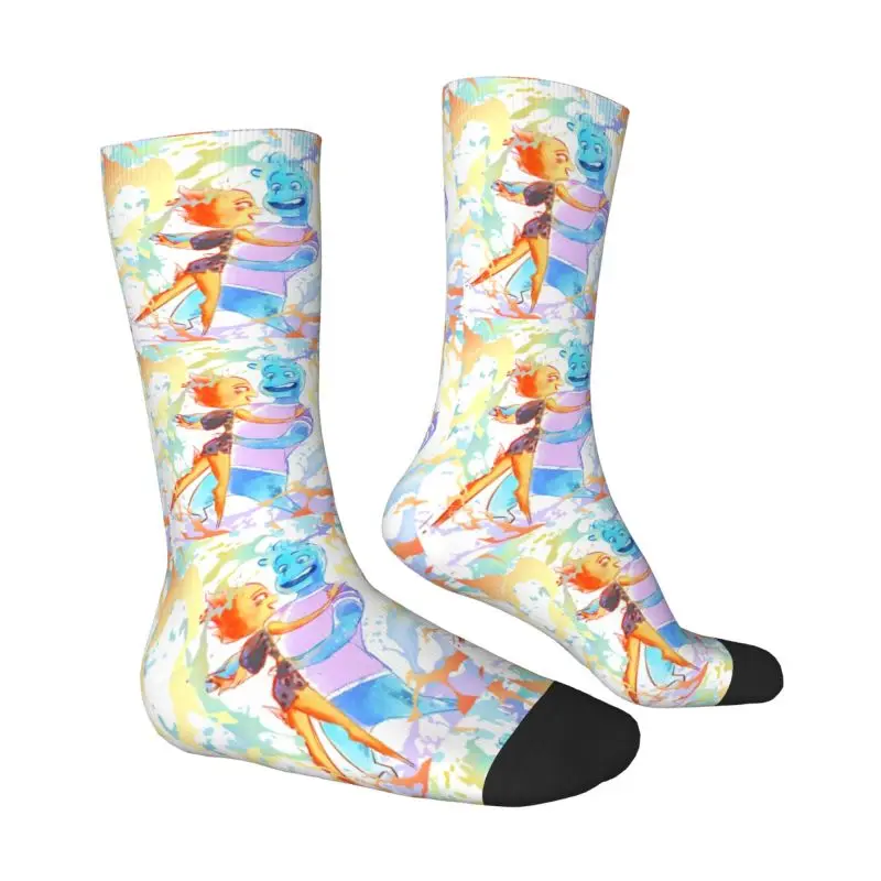 Custom Cool Elemental Film Socks Men Women Warm 3D Printed Ember Cinder Lumen Sports Football Socks