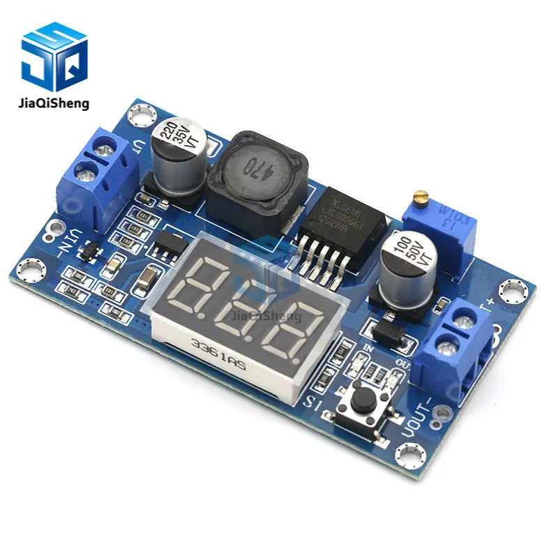 DC-DC XL6009 Digital Boost Step Up Power Supply Module Adjustable 4.5-32V to 5-52V Step-up Voltage Regulator With LED Voltmeter