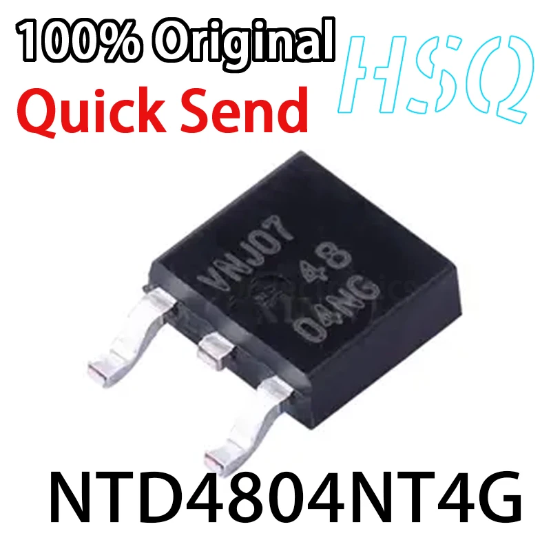 1PCS NTD4804NT4G TO-252-3 Screen Printed 4804NG MOS Field-effect Transistor Brand New and Original