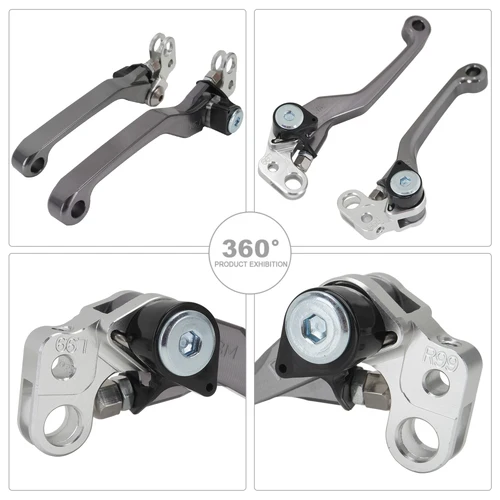 Imagen 2 del producto Palancas de freno para motocicletas palancas de embrague pivote izquierdo derecho para bicicletas eléctricas Surron Light Bee S X Segway X160 X260