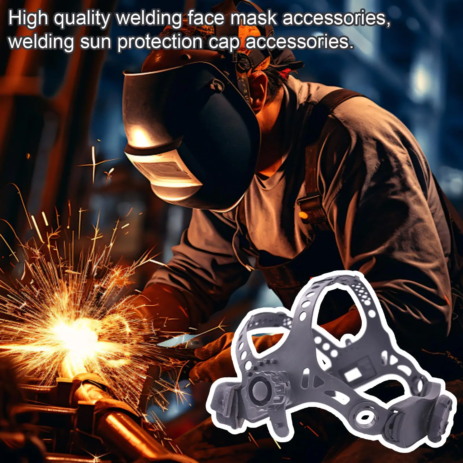 Welding Welder Mask Welding Helmet Accessories Adjustable Welding Helmet Headgear Head band ABS Square/Round Holes Accessories