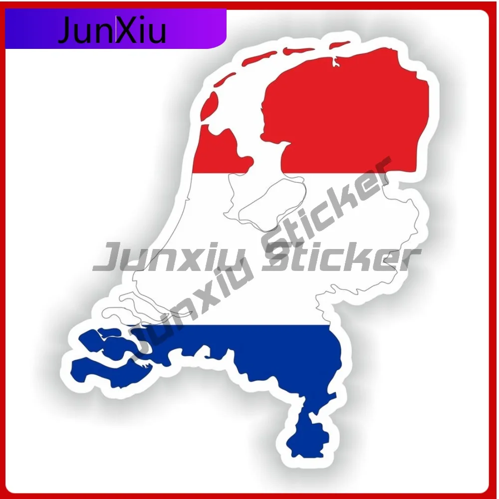 

Netherlands Map Flag Silhouette Vinyl Sticker Graphics Custom Decals Car Rear Tent Bumper Windshield Suv Camping Pvc Stickers