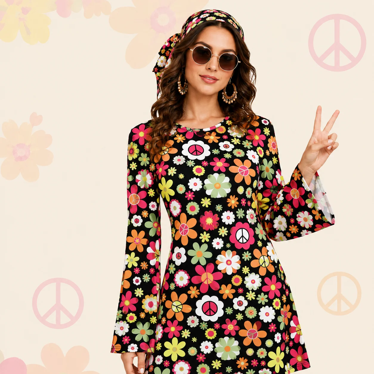 Women's 60s 70s Hippie Costume - Women'S Fashion From The 70S ulasan dan harga